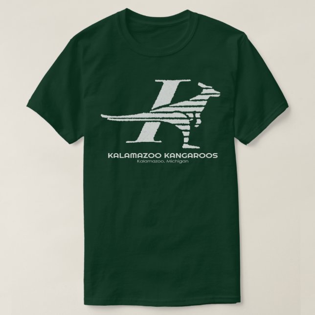 Camiseta Kalamazoo Kangaroos 1985 (Diseño del anverso)
