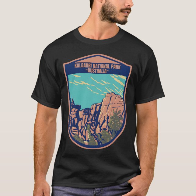 Camiseta Kalbarri � El interminable horizonte de Australia (Anverso)