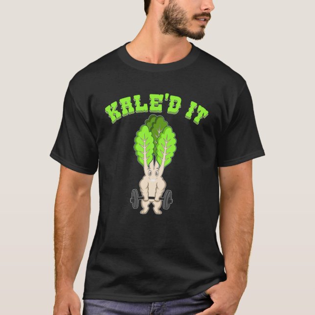 Camiseta Kale d It Vegan Veggie Workout (Anverso)