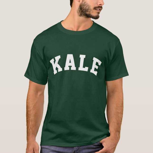 Camiseta Kale Funny Vegan Shirt (Anverso)