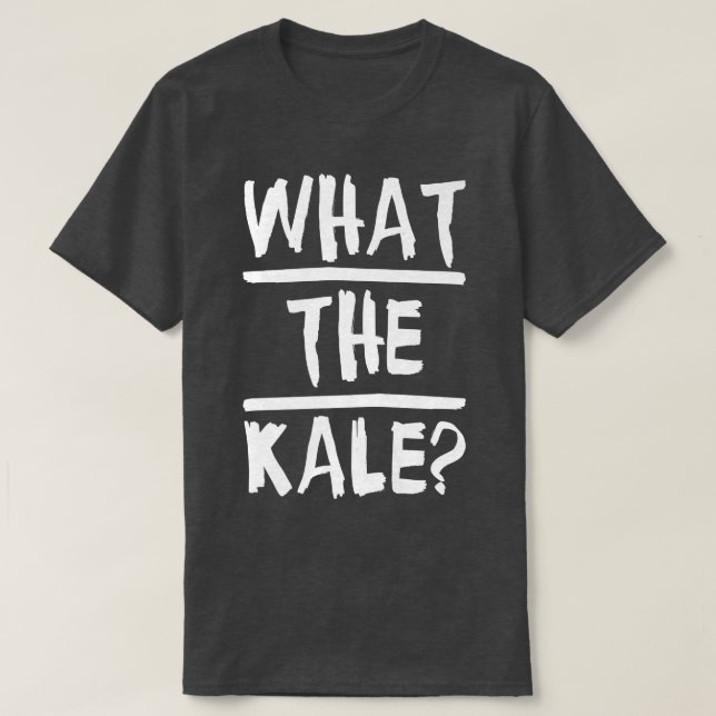 Camiseta Kale Vegan Pun Vegetarian (Diseño del anverso)