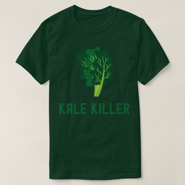 Camiseta Kale Vegan Vegetarian Funny (Diseño del anverso)