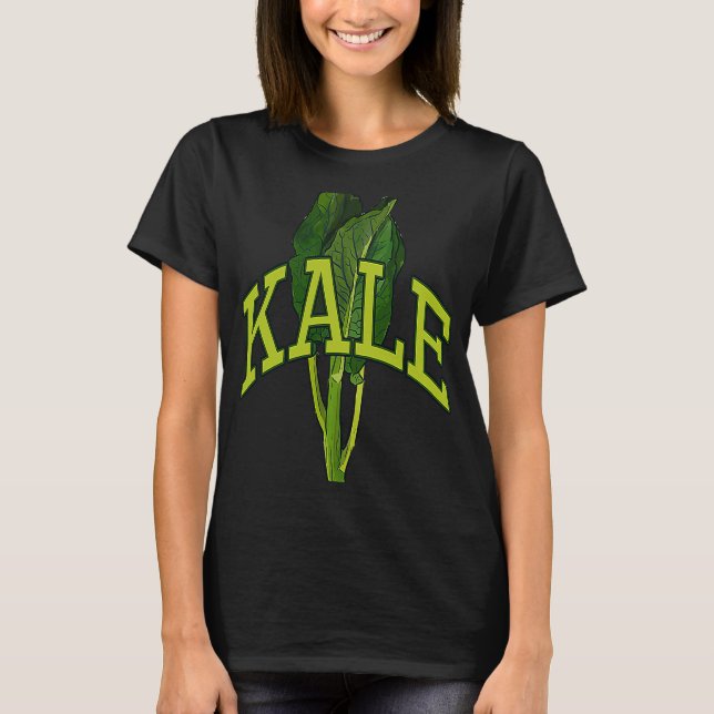 Camiseta Kale Vegetable Vegetable Powered By Kale Protein (Anverso)
