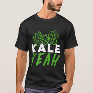 Camiseta Kale Yeah Plant Funny Vegan Healthy Fit Funny