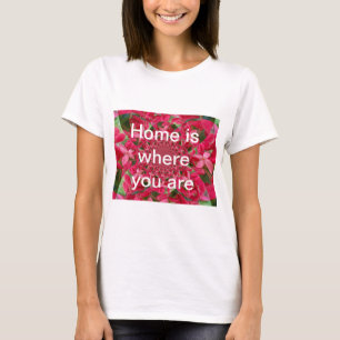 Camiseta Kaleidoscope de Crimson: Arte de flores con leche