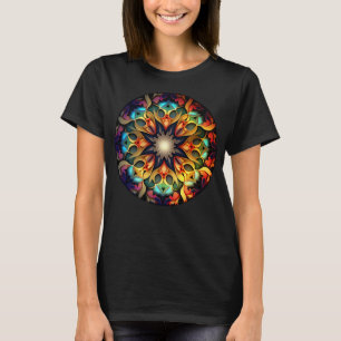 Camiseta Kaleidoscope Mandala Flower Design-23091