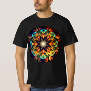 Camiseta Kaleidoscope Mandala Flower Design-23091