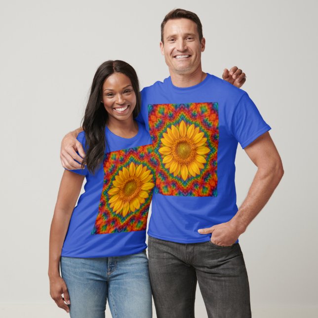 Camiseta Kaleidoscope Sunflower  (Unisexo)