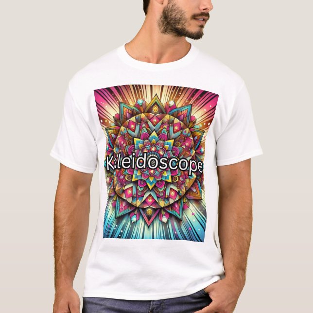 Camiseta "Kaleidoscope" - Vibrante, audaz (Anverso)