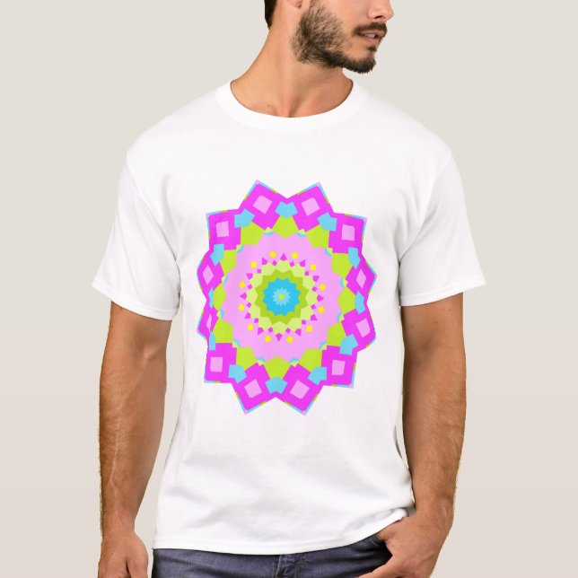 Camiseta Kaleidoscopio colorido 03 (Anverso)