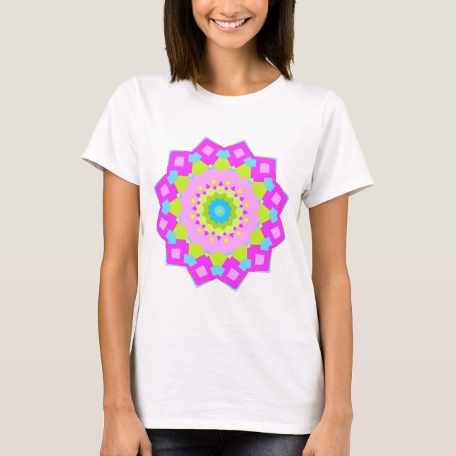 Camiseta Kaleidoscopio colorido 03 (Anverso)