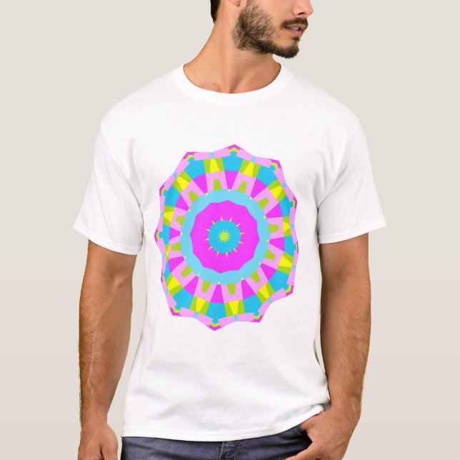 Camiseta Kaleidoscopio colorido 04 (Anverso)