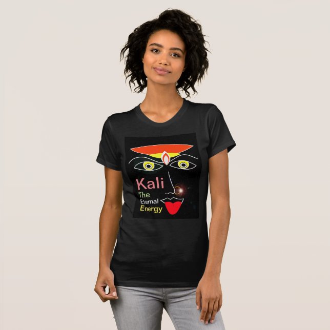 Camiseta Kali de las mujeres la energía eterna (Anverso completo)