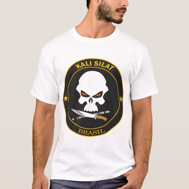 Camiseta Kali Silat Caveira (Anverso)