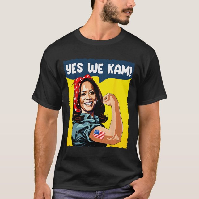 Camiseta Kam Rosie El Riveter De La Presidenta Kamala Harr (Anverso)