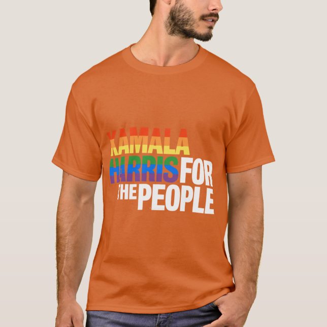 Camiseta Kamala 2026 Sticker LGBTQ Kamala For the People 20 (Anverso)