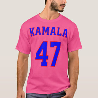 Camiseta Kamala 47 azul y rojo