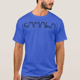 Camiseta Kamala Cat Typography Alphabet Cute Funny diciendo