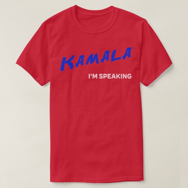 Camiseta Kamala DARE Im Speaking HARRISWALZ 2024 TShirt (Diseño del anverso)