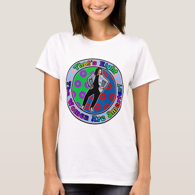 Camiseta Kamala es más inteligente, las mujeres son más int (Anverso)