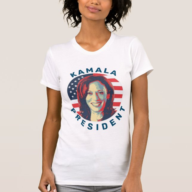 CAMISETA KAMALA HARIS PRESIDENTE (Anverso)