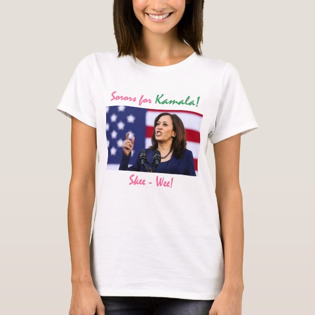 Camiseta Kamala Harris 2020 AKA Sorors para Kamala (Anverso)