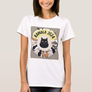 CAMISETA KAMALA HARRIS 2024 CATS TSHIRT