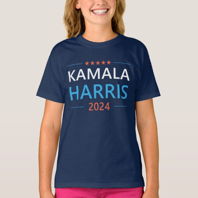 Camiseta Kamala Harris 2024 para Presidenta (Anverso)