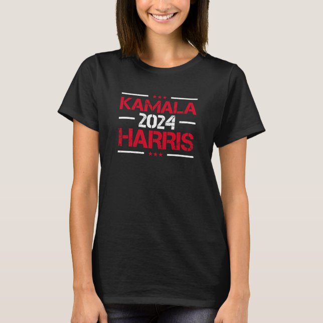 Camiseta Kamala Harris 2024 por el voto del presidente Tim  (Anverso)