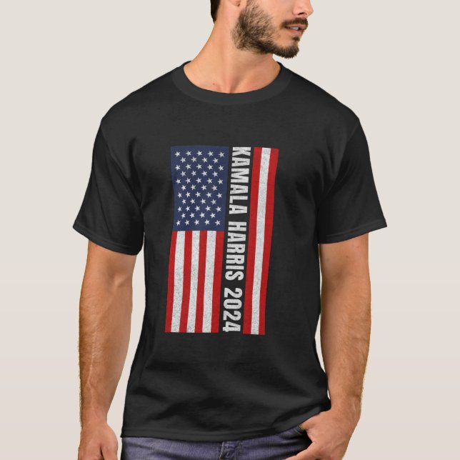 Camiseta Kamala Harris 2024 por las elecciones presidencial (Anverso)