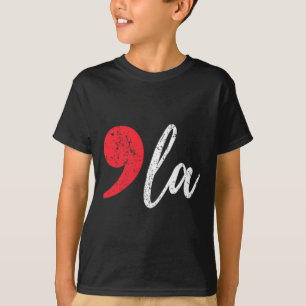 Camiseta Kamala Harris 2024 President Comma La Bolsillo de