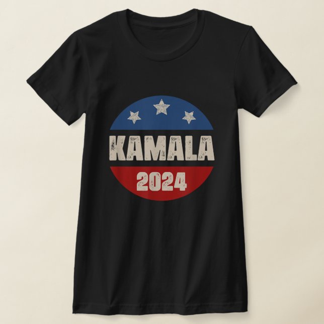 Camiseta Kamala Harris 2024 Presidenta Retro Mujeres (Distribución)