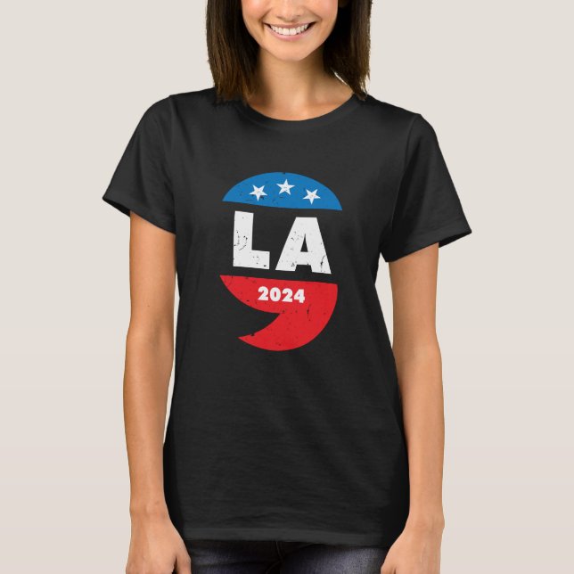 Camiseta Kamala Harris 2024 Presidente Comma La (Anverso)