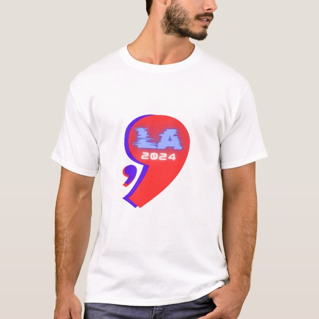 Camiseta kamala harris 2024 presidente comma la graciosa (Anverso)