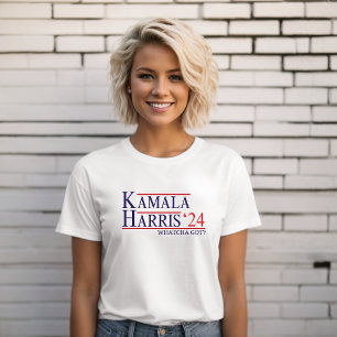 Camiseta Kamala Harris 2024 ¿Qué le dio a la señora preside