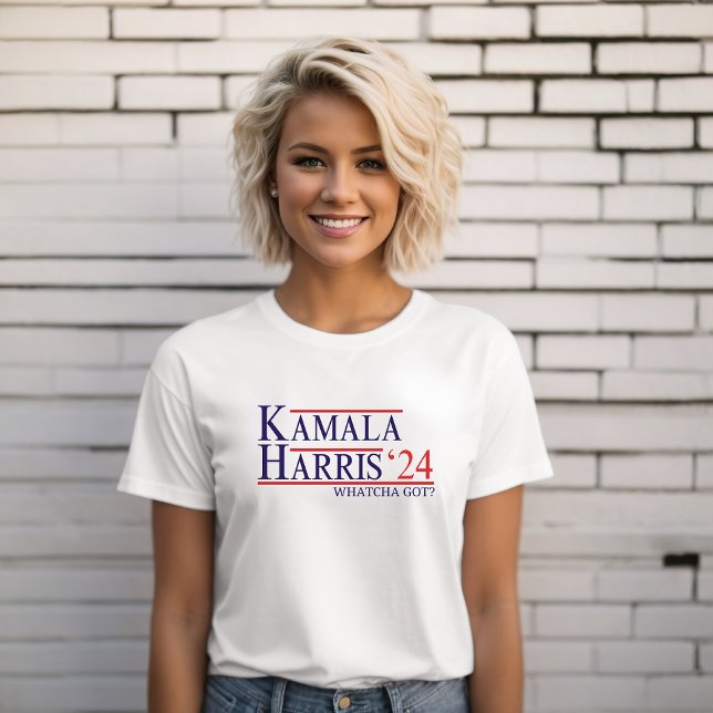 Camiseta Kamala Harris 2024 ¿Qué le dio a la señora preside (Subido por el creador)