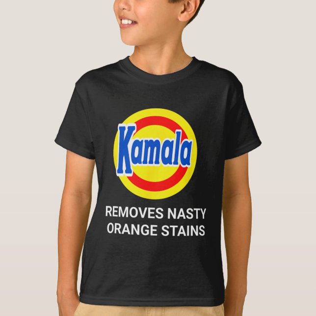 Camiseta Kamala Harris 2024 retira el Naranja desagradable (Anverso)