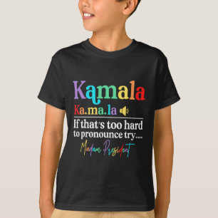 Camiseta Kamala Harris 2024 Señora Presidenta Harris Vote E