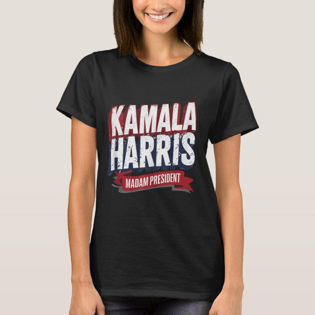 Camiseta Kamala Harris 2024 Señora Presidenta Kamala 47 Est (Anverso)