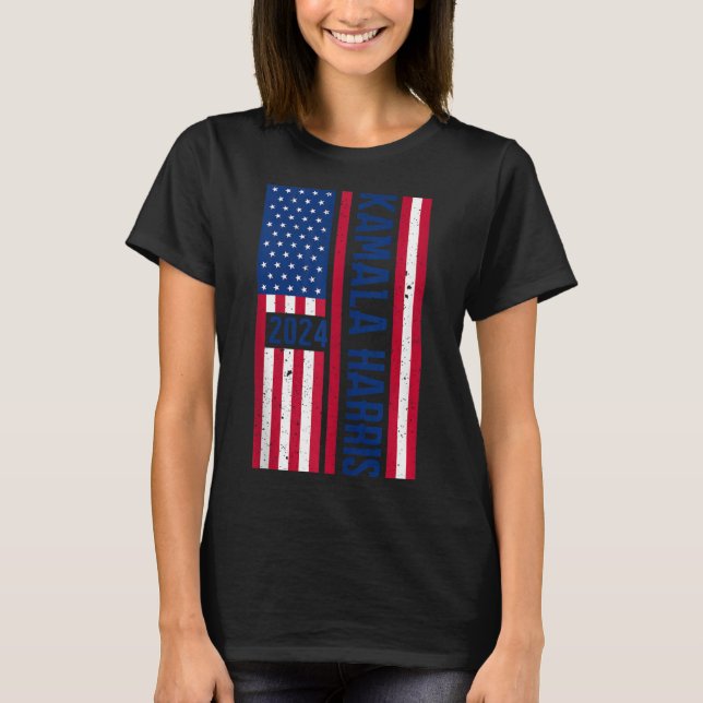 Camiseta Kamala Harris 2024 Señora Presidenta Kamala 47 Est (Anverso)