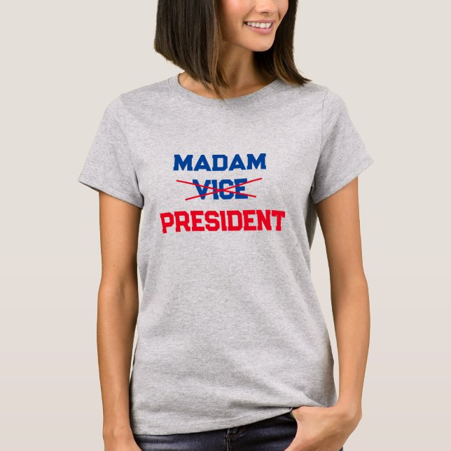 Camiseta Kamala Harris 2024 Señora Presidenta Votación (Anverso)