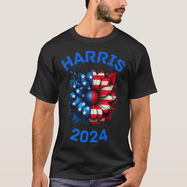 Camiseta Kamala Harris 2024 Sunflower (Anverso)