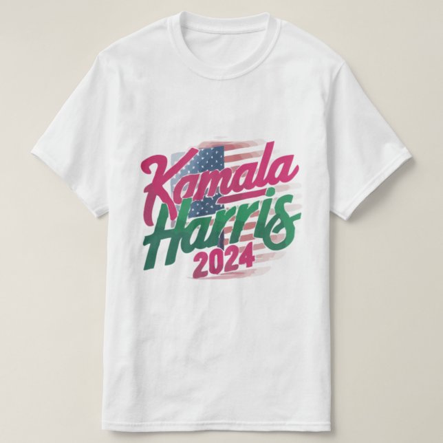 Camiseta Kamala Harris 2024 T-Shirt - Negrita y vibrante (Diseño del anverso)