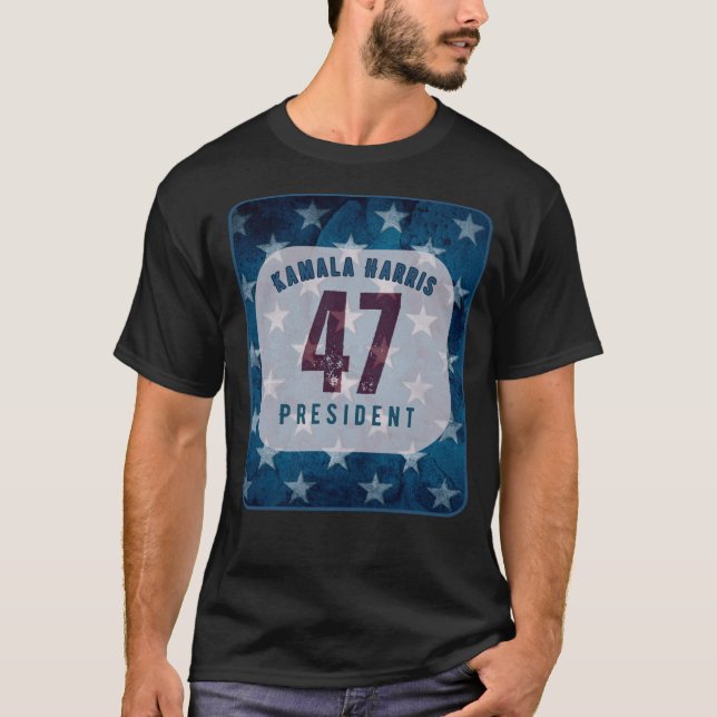 Camiseta Kamala Harris 47 Presidente (Anverso)