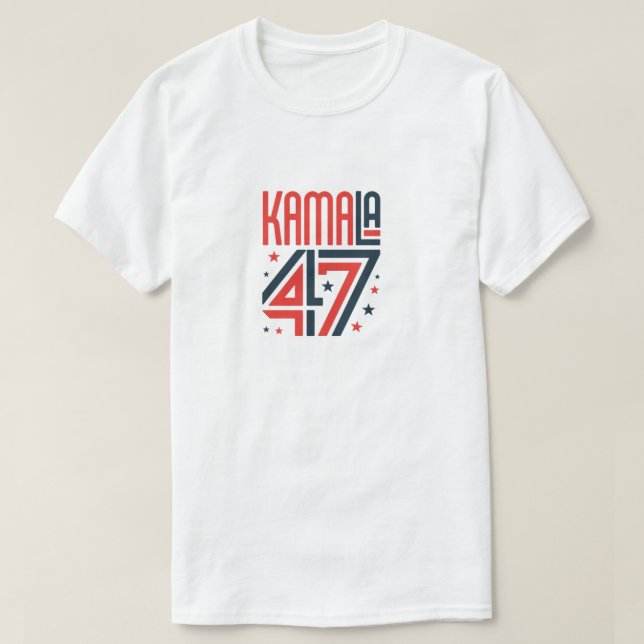 Camiseta Kamala Harris 47° presidente EE.UU. (Diseño del anverso)