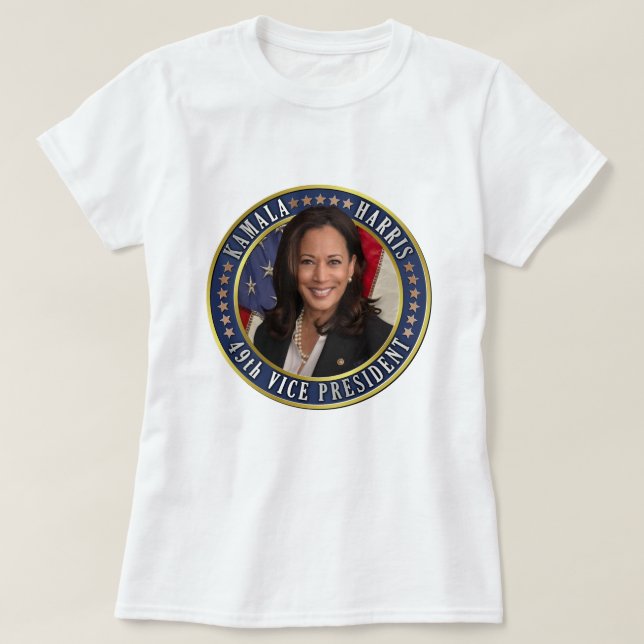 Camiseta Kamala Harris 49º Vicepresidente Conmemorativo (Diseño del anverso)