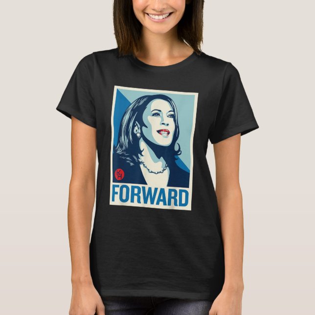 Camiseta Kamala Harris ADELANTE Elecciones Presidenciales 2 (Anverso)