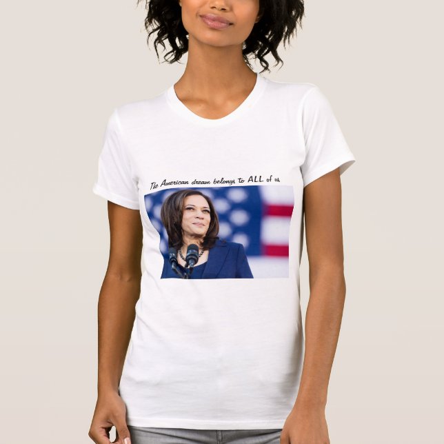 Camiseta Kamala Harris American Dream Cita T-Shirt (Anverso)