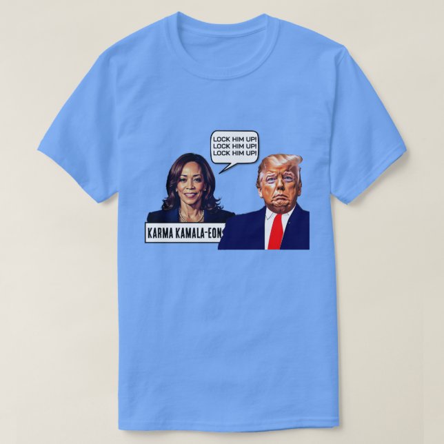 Camiseta Kamala Harris dice Bloquear a Trump (Diseño del anverso)