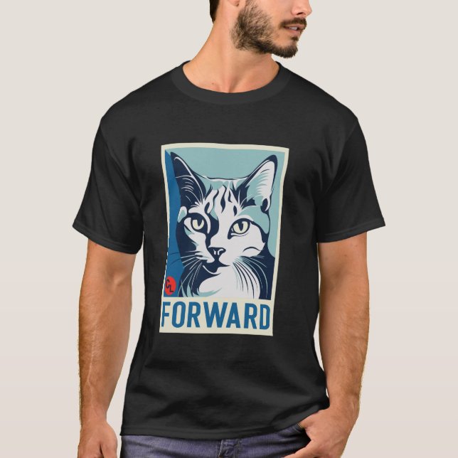 Camiseta Kamala Harris envía a damas de gato sin hijos por  (Anverso)